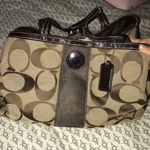 Brown Coach bag
